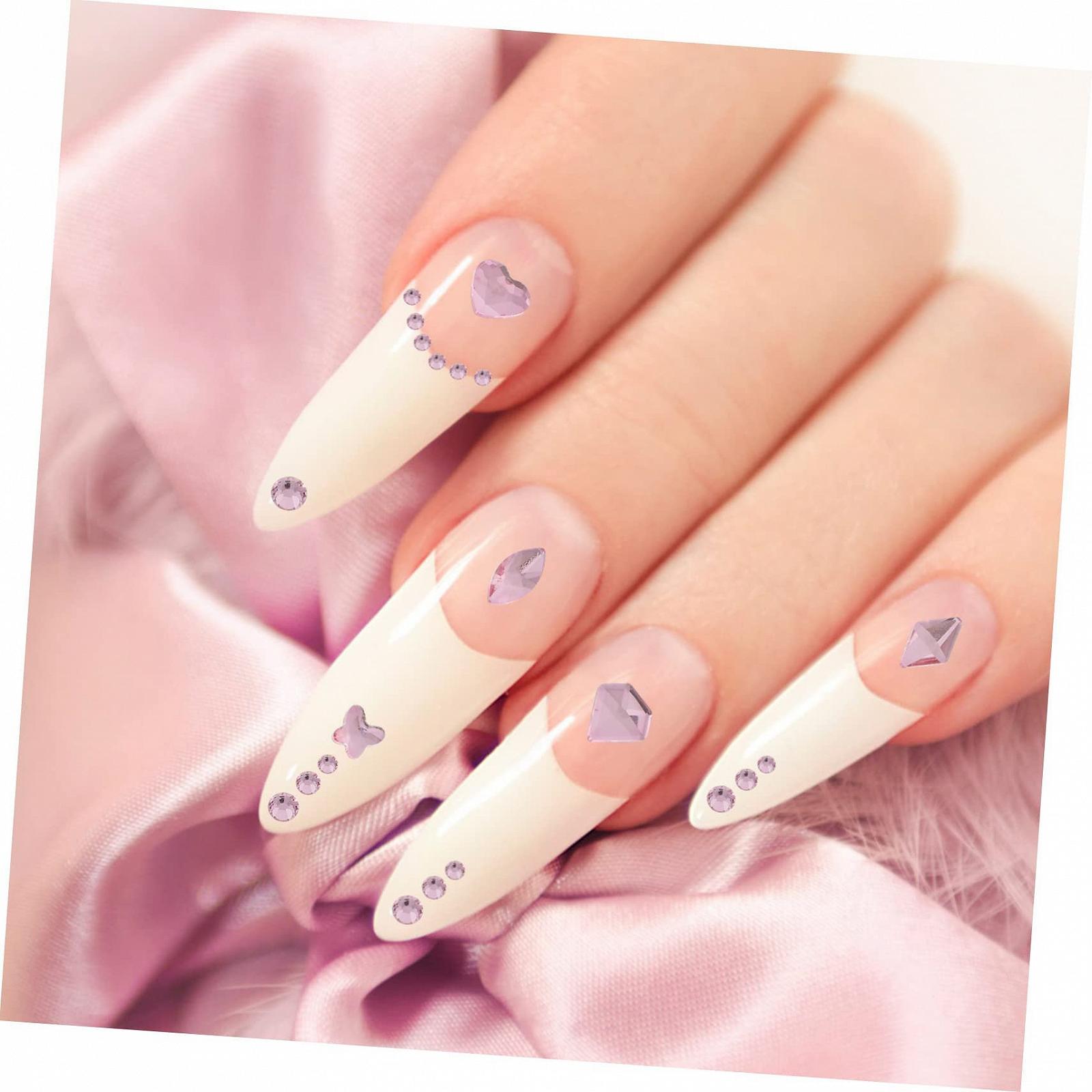 Набор для украшения ногтей ABOOFAN, разноцветные бриллианты для ногтей для творческого маникюра, аксессуары разных форм для дизайна ногтей, фото №3