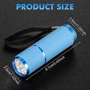 Міні ліхтарик 9 LED характеристики synthetic.ua - Фото 1