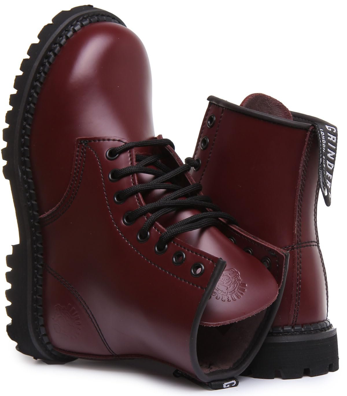 Черевики Grinders Cedric CS Derby 8-Hole Cherry, фото №4