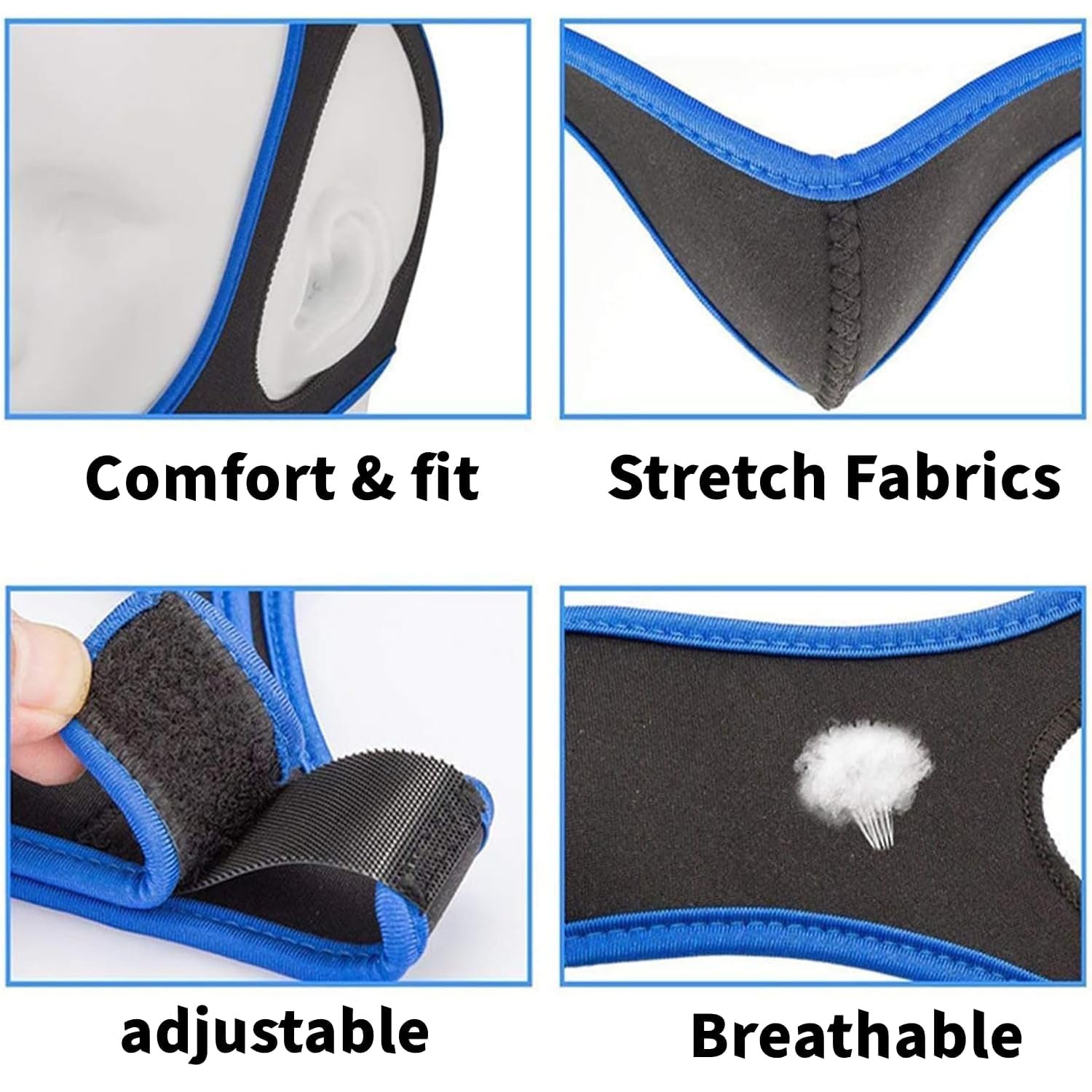 Ремешок для подбородка Veralabs Airflow, дышащий против храпа Veralabs, регулируемый, фото №6