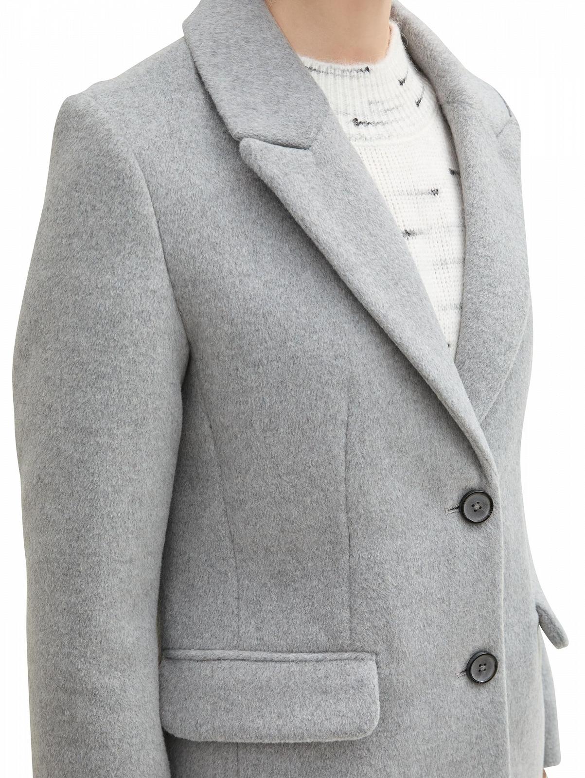 Пальто TOM TAILOR Denim з коміром з лацканами, фото №4