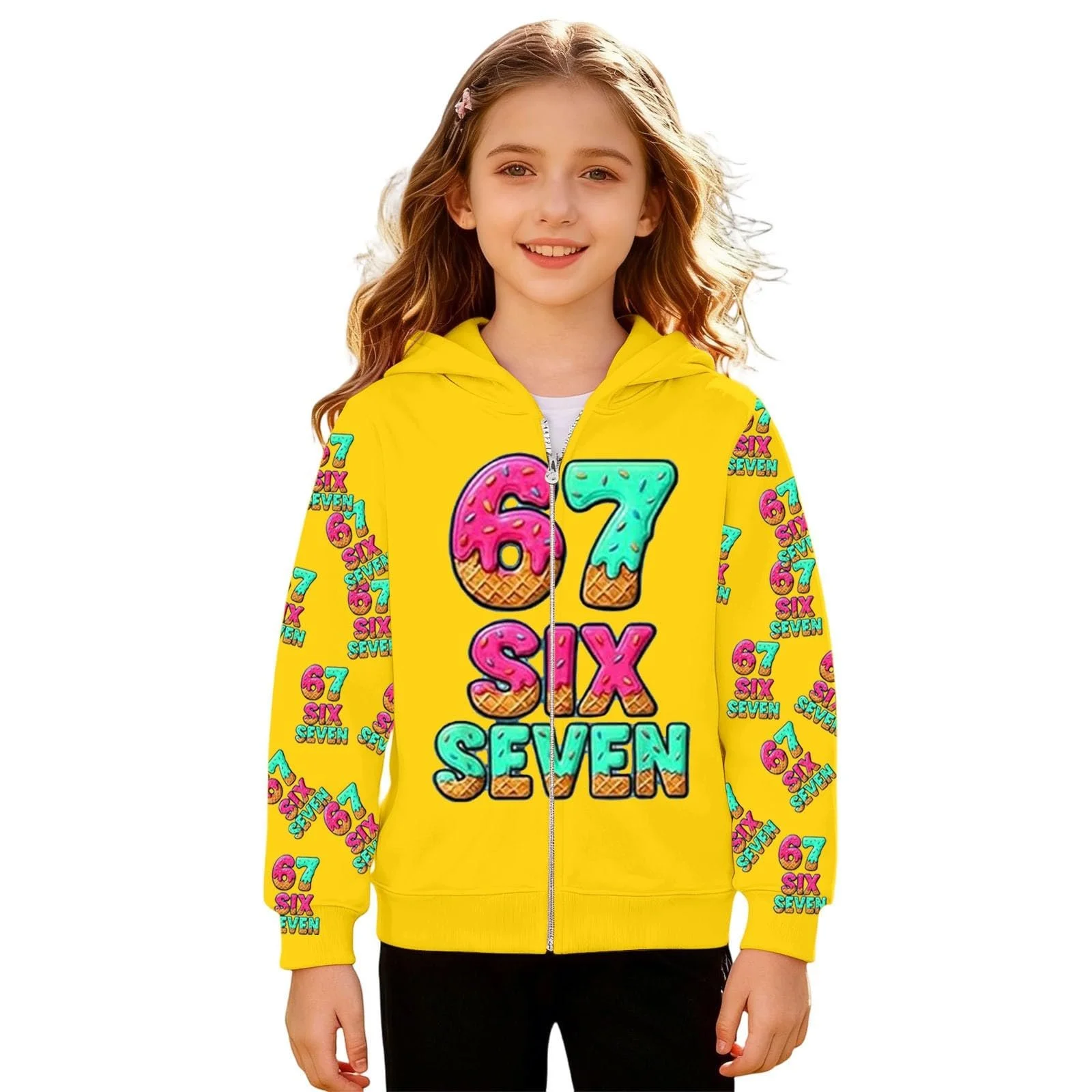 Толстовка для девочки, Толстовка с капюшоном для мальчика, Детский дышащий повседневный модный пуловер, Удобная спортивная толстовка с капюшоном для игр, теплая и школьная кофта с длинными рукавами, Толстовка, фото №5