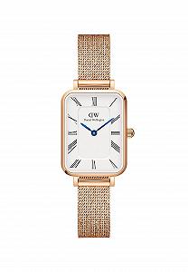 Часы Daniel Wellington Quadro One Size Нержавеющая сталь 316L с PVD покрытием Розовое золото, Розовое золото, Браслет - Фото 1