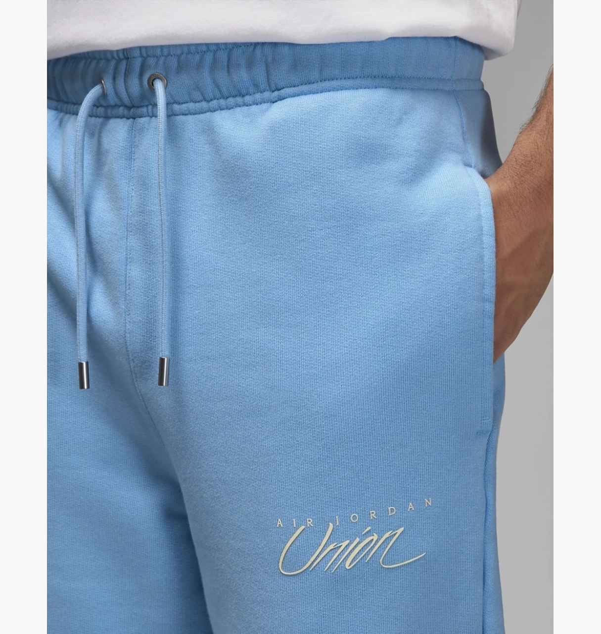 Штаны Jordan x Union MJ Fleece Pants Cobalt Pulse L, фото №4