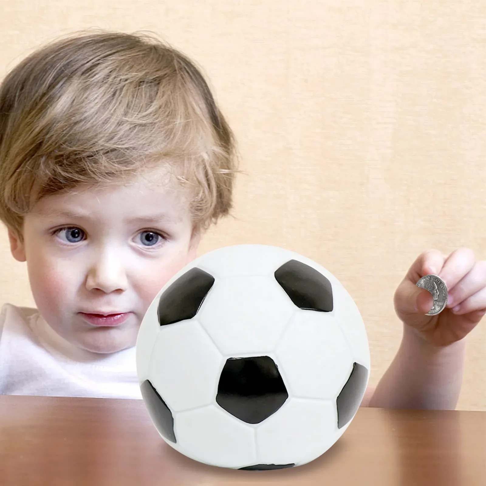 Скарбничка дитяча Футбольний м'яч емальована ударостійка Football, фото №6