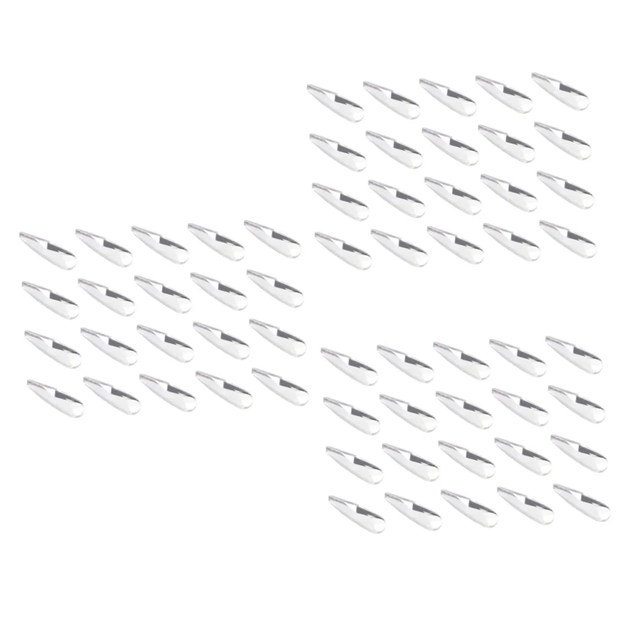 Стразы Стеклянные Стразы для ногтей Украшения для ногтей для кристаллов нейл-арта с плоской задней частью Каплевидные стразы 3D Подвеска для ногтей FOMIYES, фото №1