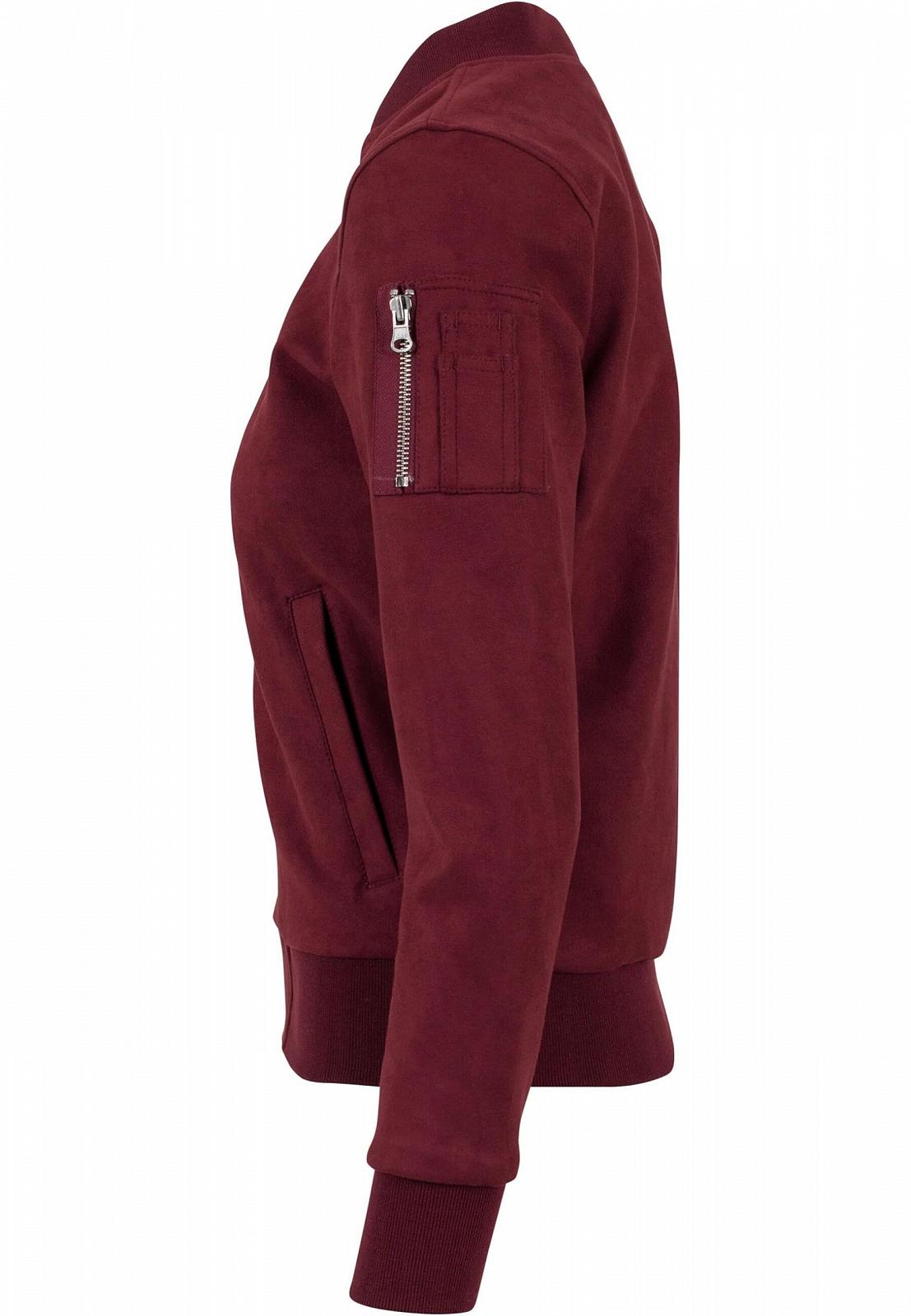 Бомбер Urban Classics Faux Suede Женский, фото №8 Бомбер Urban Classics Faux Suede Женский, фото №8