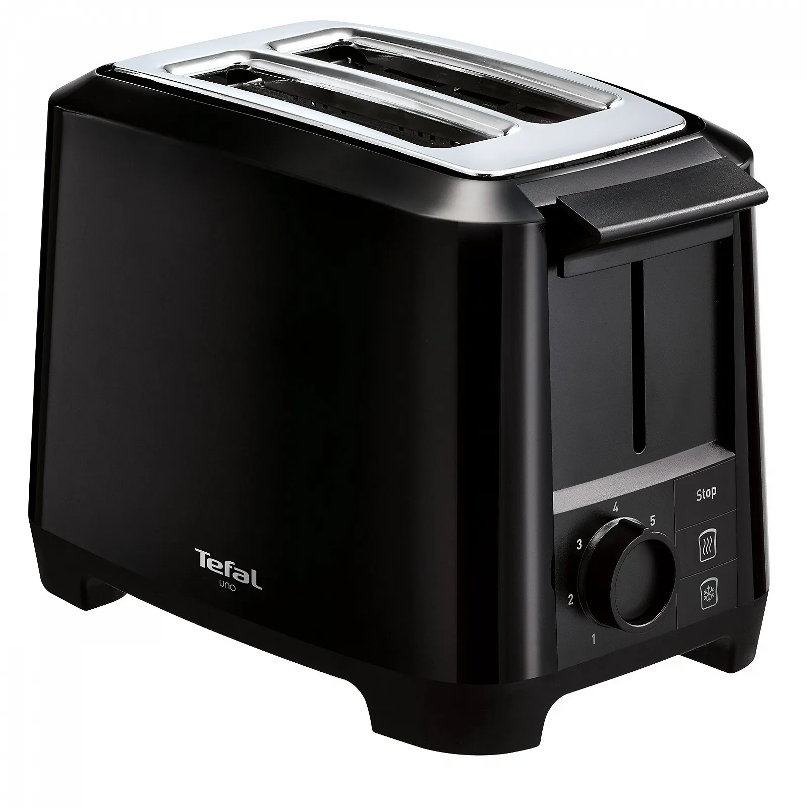 Тостер Tefal Uno TT1408 7 рівнів підсмажування (800 Вт) Чорний, фото №3