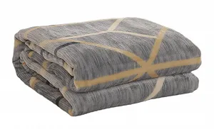 Одеяло Cuddly Blanket Геометрический узор 160 x 200 см Зимнее одеяло Пушистое теплое покрывало для кровати Гостиная Декоративное одеяло для дивана synthetic.ua - Фото 1