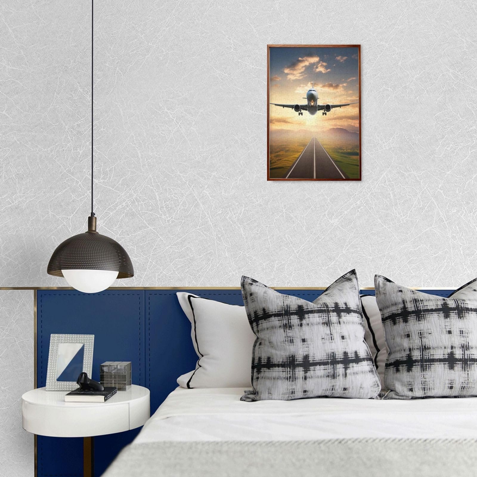 Деревянный пазл Самолет 300 деталей с коробкой для хранения, фото №7