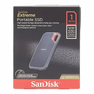 Зовнішній SSD-накопичувач SanDisk Extreme Portable 1 TB NVMe USB Type-C Сірий synthetic.ua - Фото 1