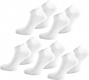 Шкарпетки Normani Ankle White білий Розмір: 37/42 - Фото 1