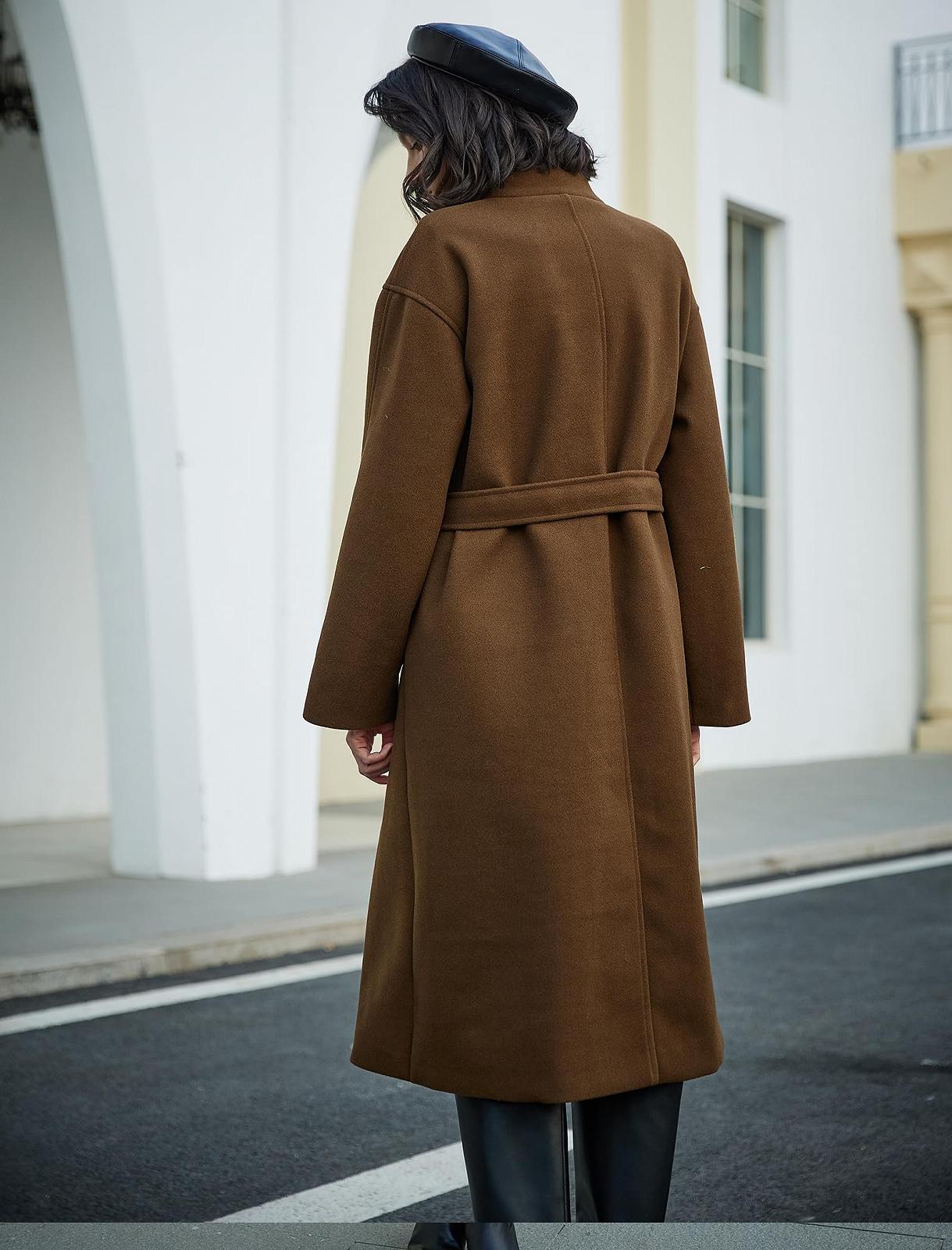 Пальто BEAUTELICATE Шерстяное Длинное, фото №5