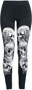 Леггинсы Jawbreaker Still Evil Женские Черный Gothic, Gym & Fitness, Nu Goth, Rockwear - Фото 1