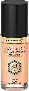 Жидкая основа Max Factor Facefinity All Day Flawless 3-в-1 - 045 Almond цена на synthetic.ua - Фото 1 Жидкая основа Max Factor Facefinity All Day Flawless 3-в-1 - 045 Almond synthetic.ua - Фото 1