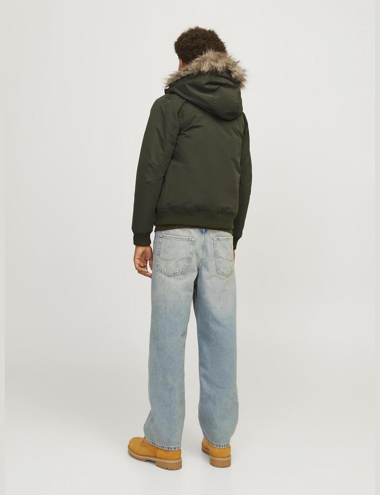 Куртка-бомбер JACK&JONES JUNIOR Jjeconstruct Detachable Fur Bomber Jnr для хлопчиків, фото №3 Куртка-бомбер JACK&JONES JUNIOR Jjeconstruct Detachable Fur Bomber Jnr для хлопчиків, фото №3