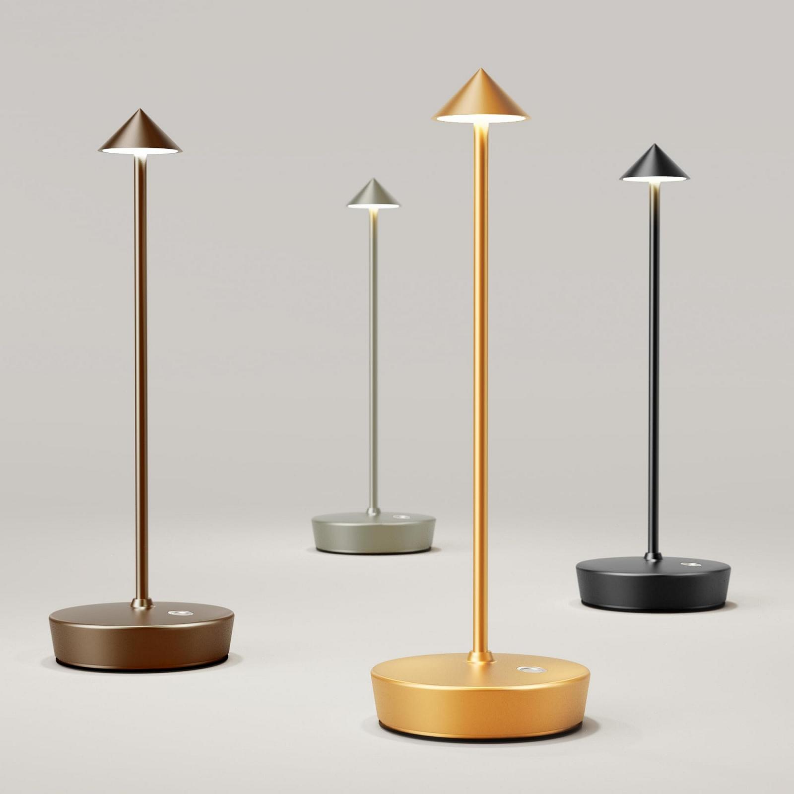 Настільна лампа Wireless IP54 LED 6000 mAh Акумуляторна (Комплект із 2 шт.) Колір іржі, фото №7