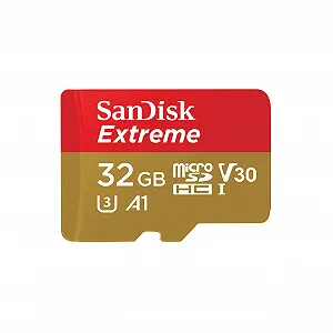 Карта памяти SanDisk Extreme microSDHC 32ГБ Gold/Red - Фото 1