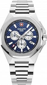 Чоловічий годинник Swiss Alpine Military Chronograph Аналоговий Quartz 7005.9 Нержавіюча сталь - Фото 1