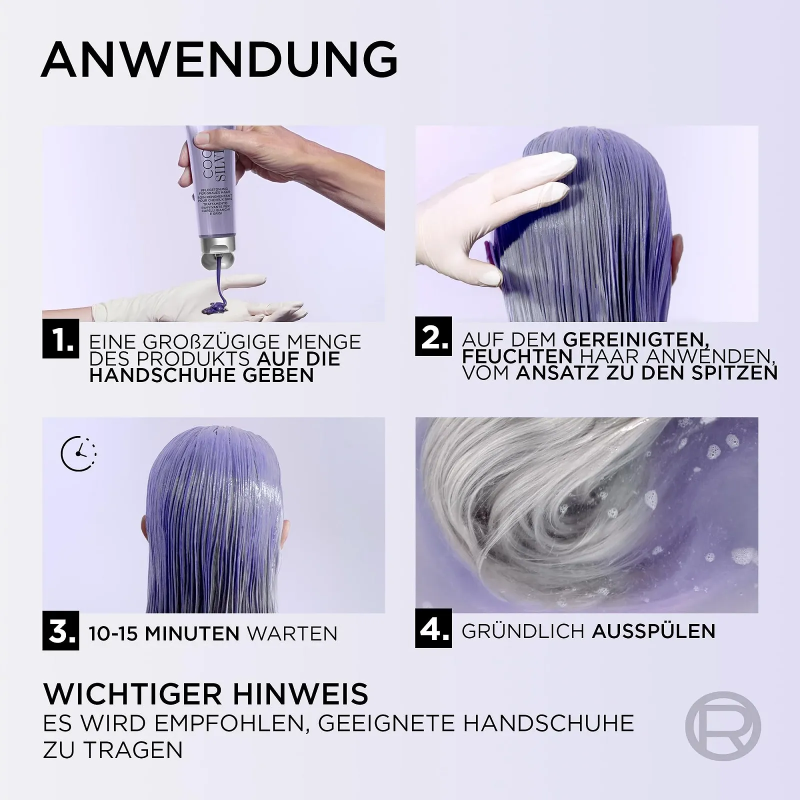 Тонувальний Засіб L'Oréal Paris Cool Silver 03 Silver Metallic з керамідами та антижовтим ефектом для сріблястих відтінків, 114 мл, фото №7 Тонувальний Засіб L'Oréal Paris Cool Silver 03 Silver Metallic з керамідами та антижовтим ефектом для сріблястих відтінків, 114 мл, фото №7