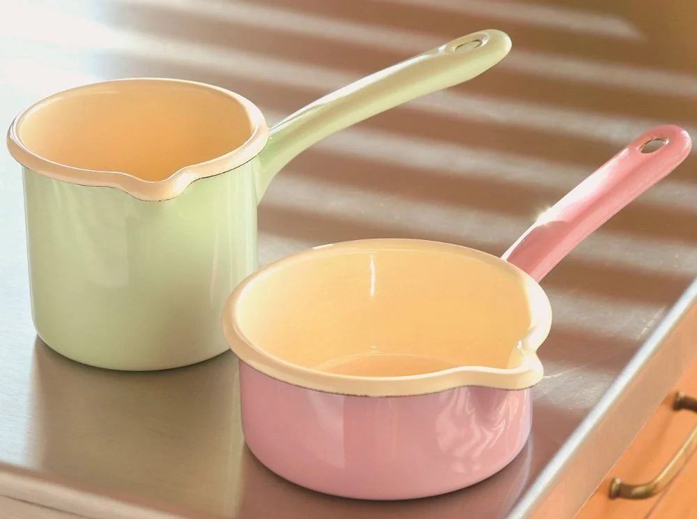 Форма для смаження Riess Classic - Colourful/Pastel 0049-006 26 x 17 см висота 5.0 см емальована індукційна рожева, фото №2