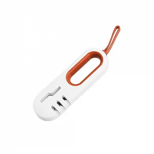 Точильний камінь ручний настільний міні для кемпінгу та барбекю Білий synthetic.ua - Фото 1