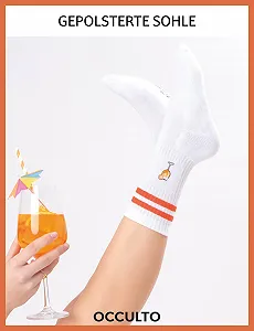 Тенісні шкарпетки Occulto Summer в смужку, 3 пари synthetic.ua - Фото 1