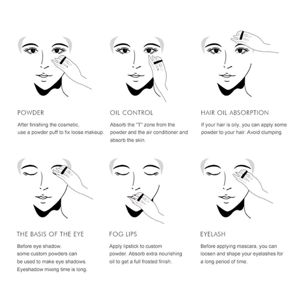 Розсипна пудра lmoikesz Make Up Прозора Обличчя Натуральна Фіксуюча Портативна Косметика Тип 1, фото №6