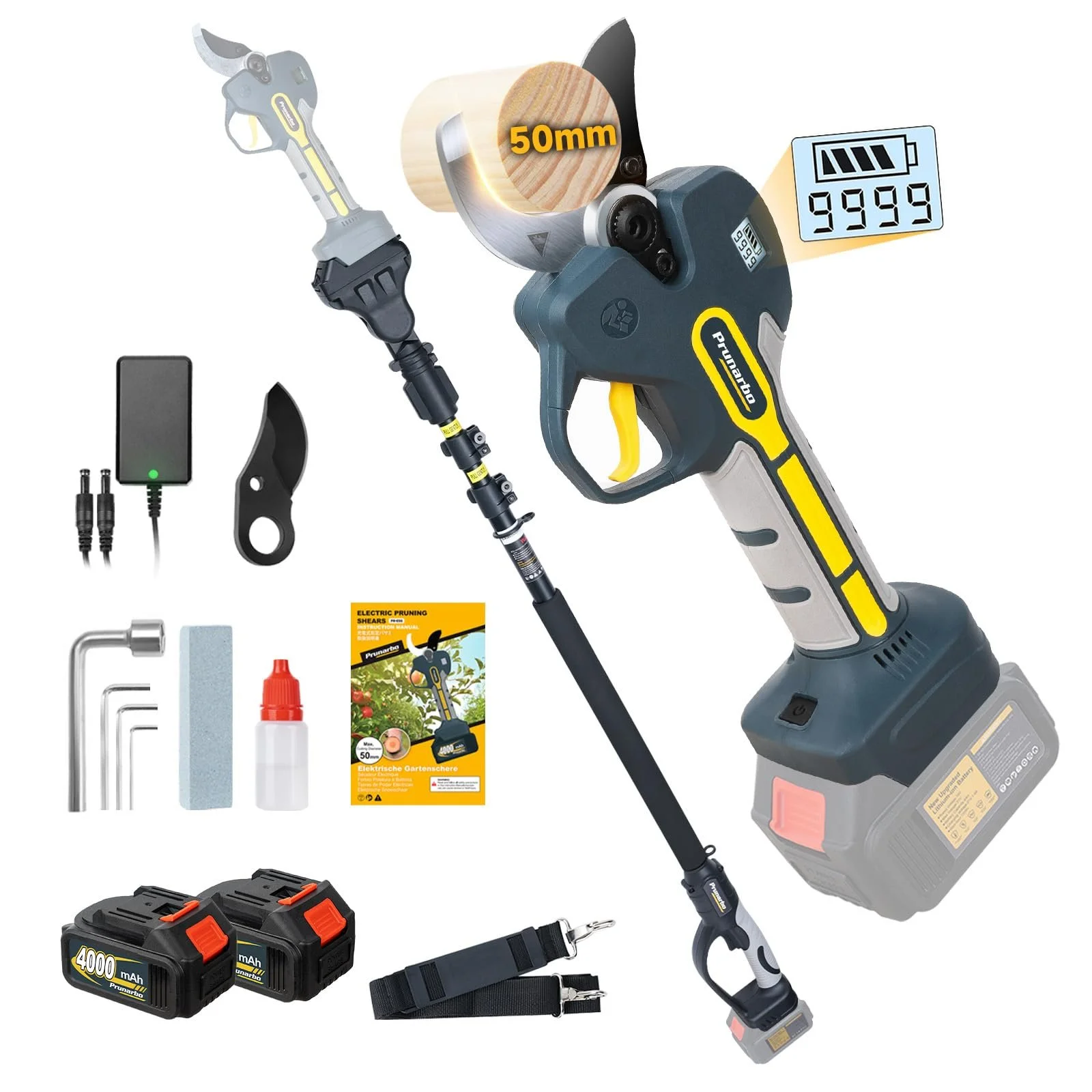 Секатори Prunarbo Cordless PR-E50-Set, фото №1