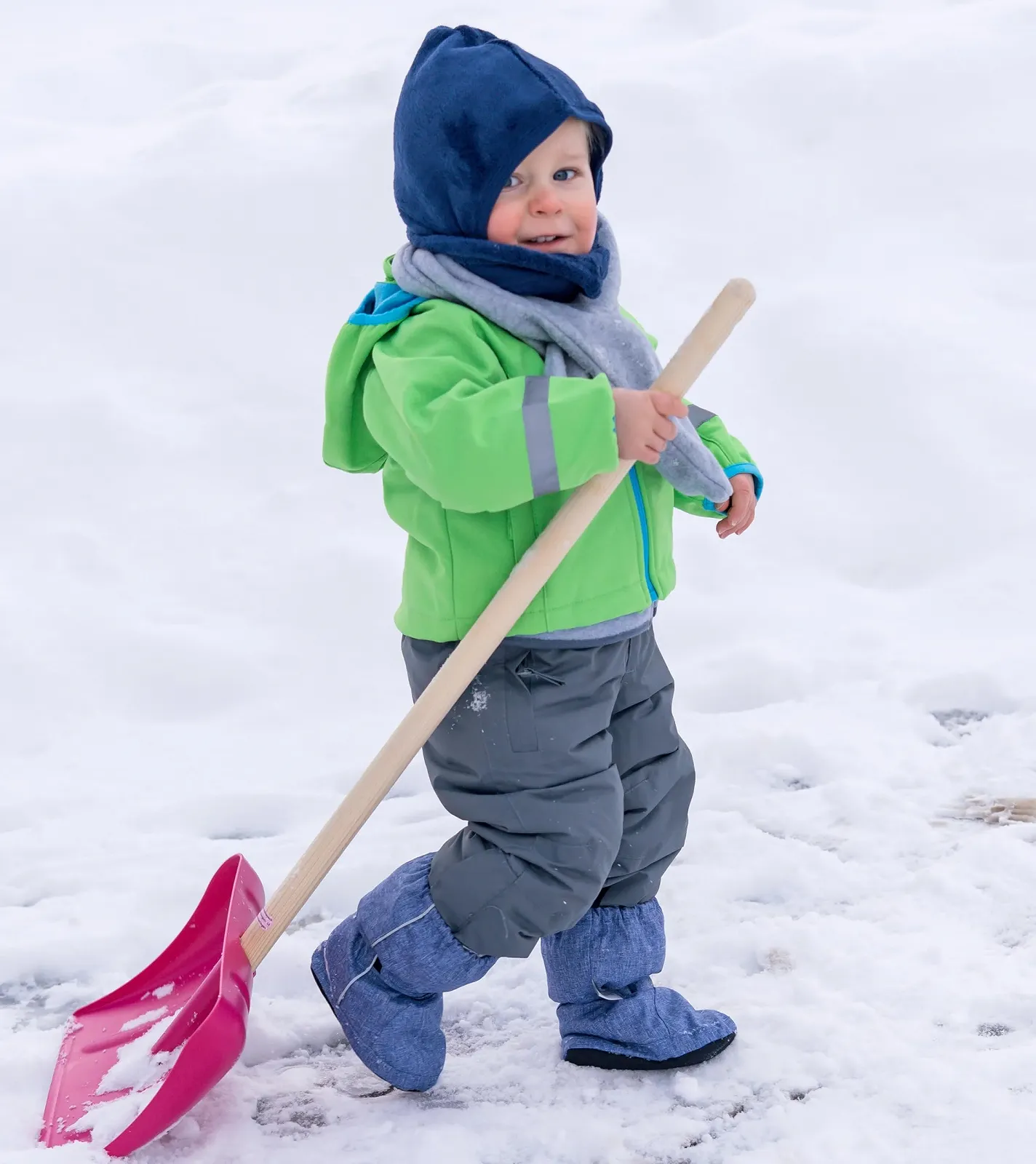 Шапка Playshoes Детская Унисекс Флисовая Звездный принт, фото №4
