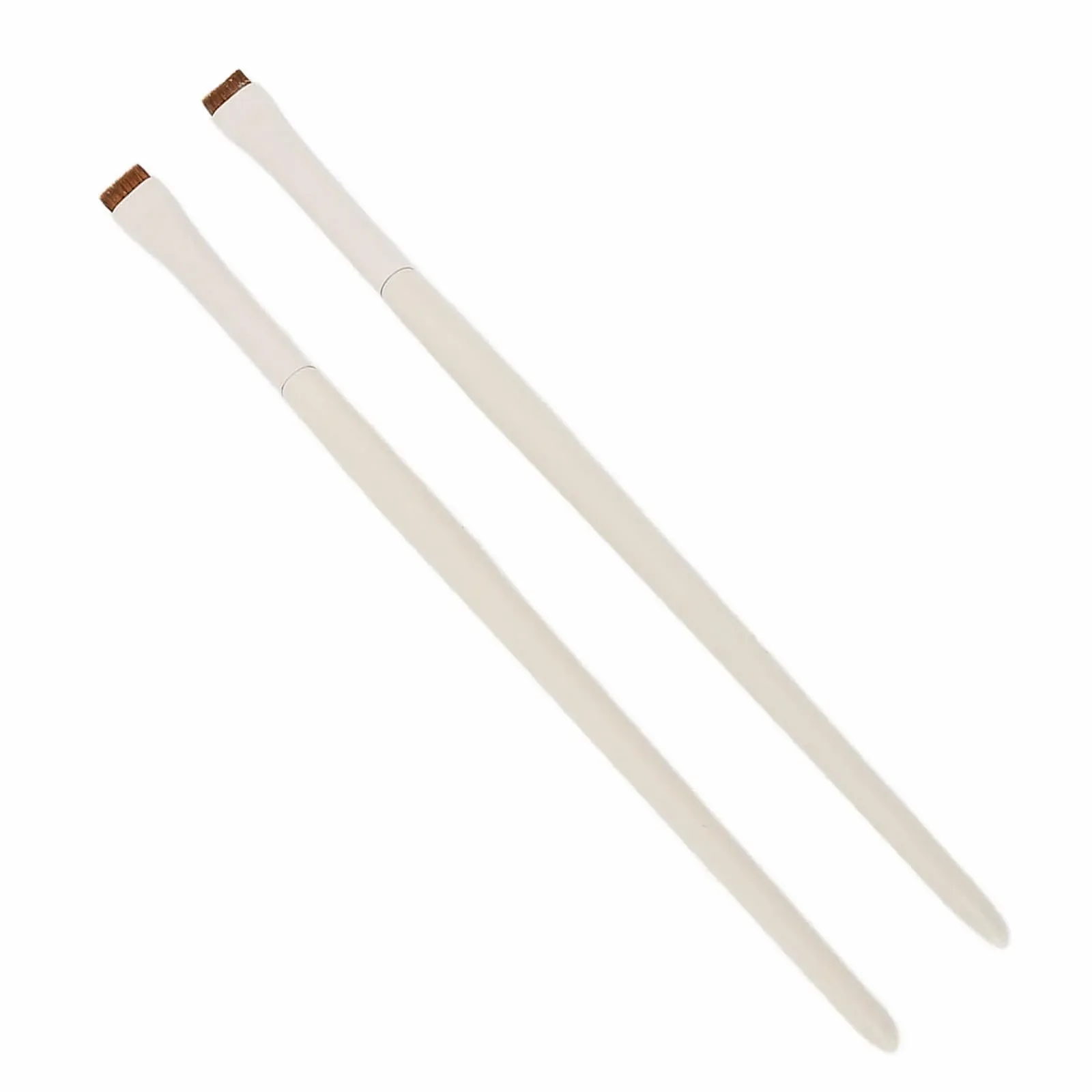 Кисти для подводки Ультратонкая плоская угловая для тонкого макияжа 2 шт Скошенная, фото №2