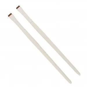 Кисти для подводки Ультратонкая плоская угловая для тонкого макияжа 2 шт Скошенная цена на synthetic.ua - Фото 1 Кисти для подводки Ультратонкая плоская угловая для тонкого макияжа 2 шт Скошенная synthetic.ua - Фото 1