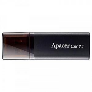 USB флеш-накопитель Apacer 32GB AH25B Black 3.1 AP32GAH25BB-1 - Фото 1