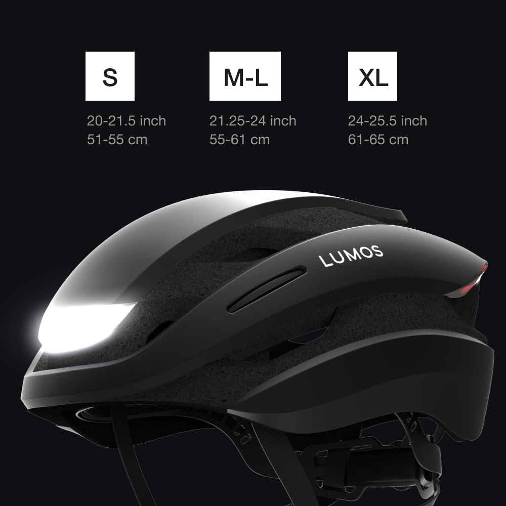 Шолом велосипедний Lumos Ultra Smart з LED підсвічуванням, поворотниками, стоп-сигналами та Bluetooth. Розмір 51-55 см, фото №6