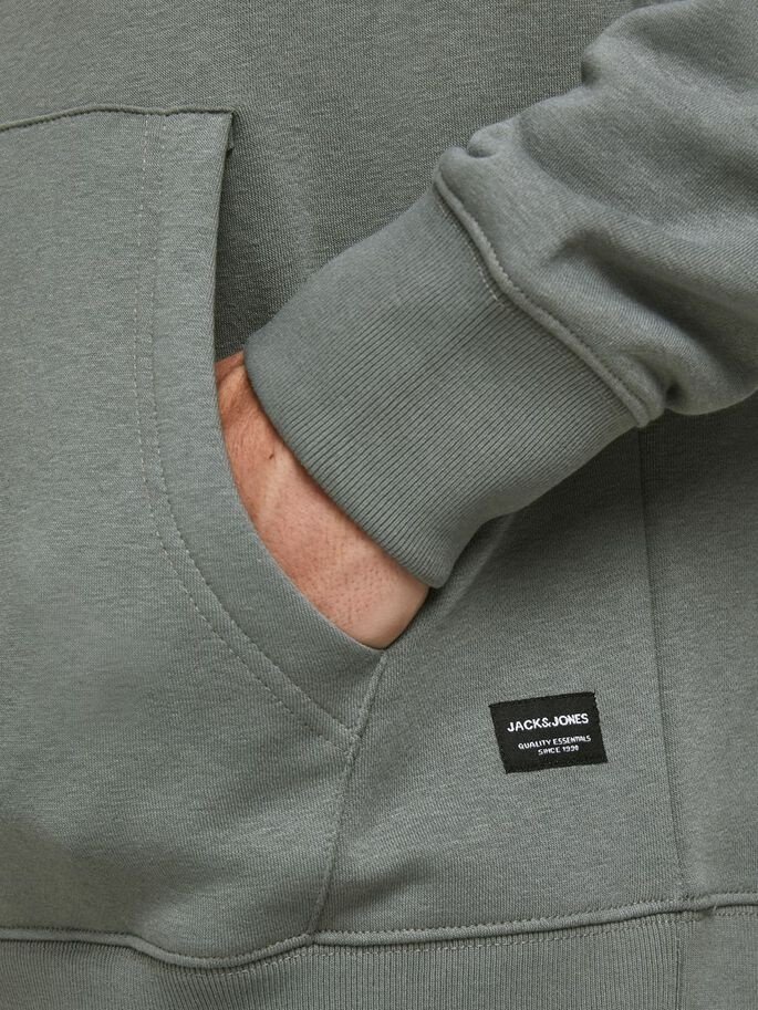 Світшот Jack&Jones SWEAT HOOD NOOS 12161145 Relaxed Сірий M, фото №3
