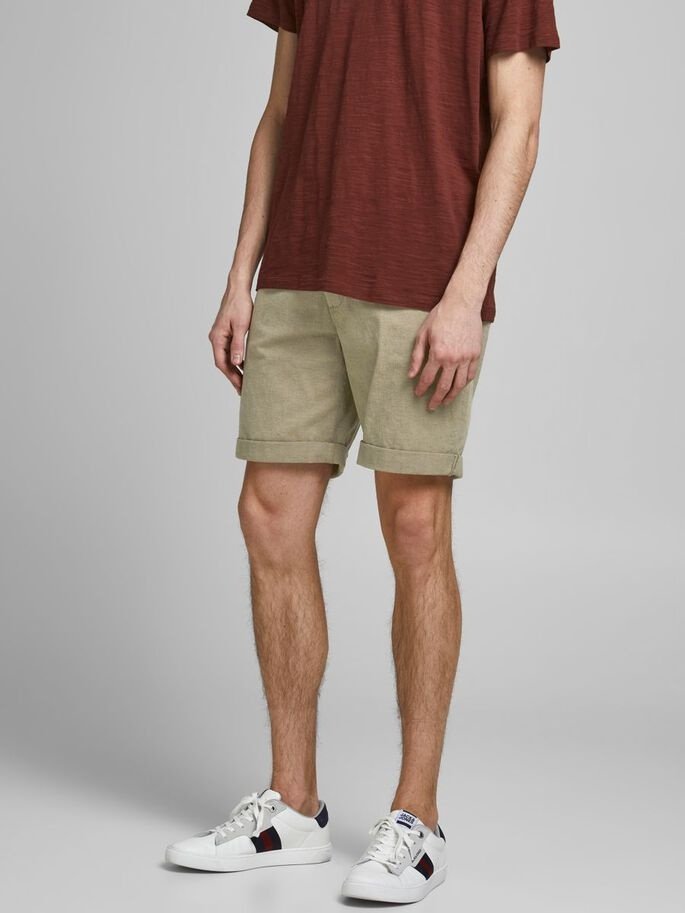 Шорты Jack&Jones JJIKENSO JJCHINO SHOR 12183665 Бежевый S, фото №2