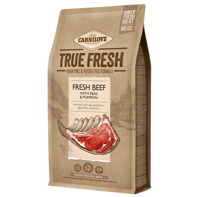 Сухий корм для собак Carnilove True Fresh BEEF для дорослих собак з горіхом 11,4 кг 8595602546053, фото №1