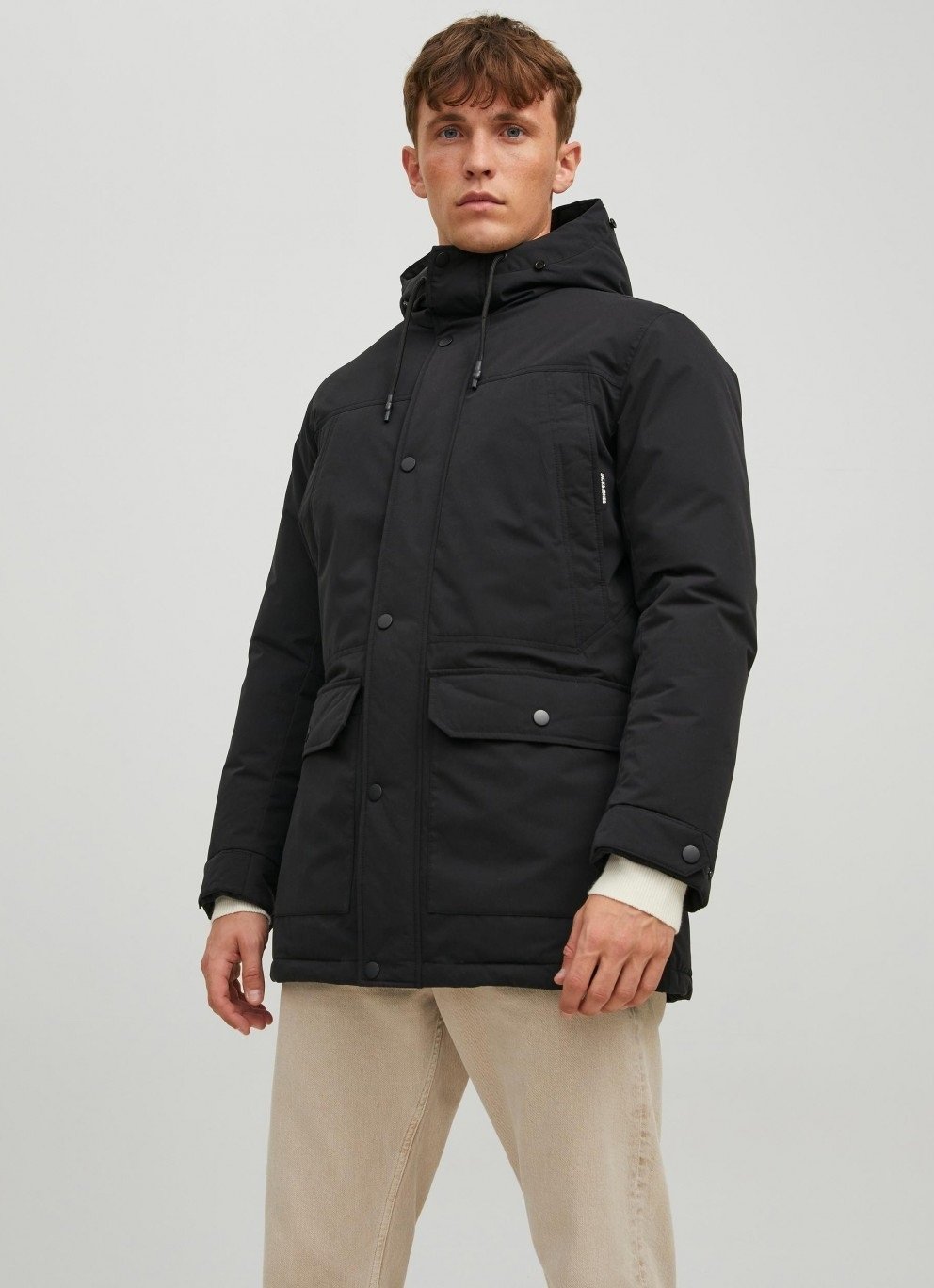 Парка Jack&Jones NO FUR 12218773 Черный XXL, фото №1