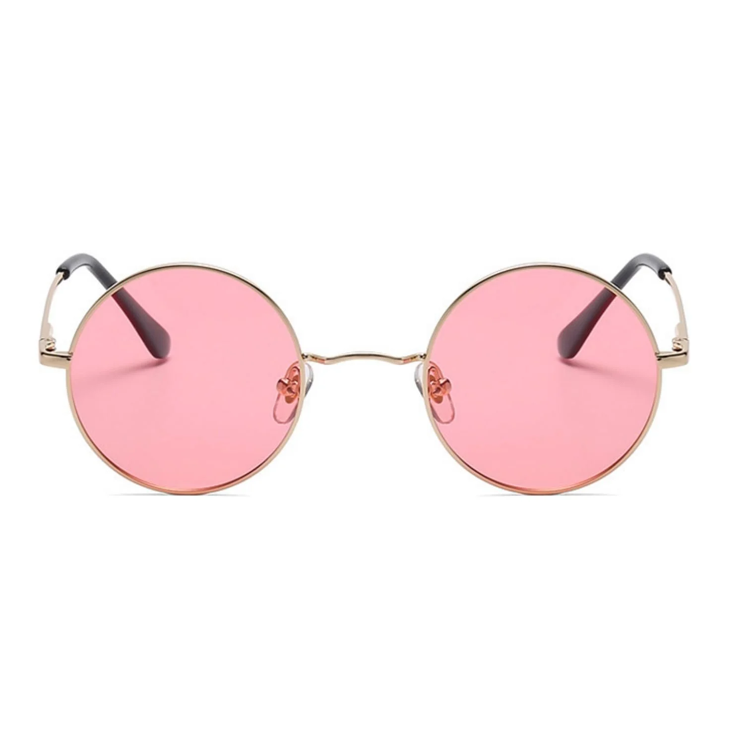 Сонцезахисні окуляри Круглі Вінтажні Поляризовані з металевою оправою UV400, фото №2