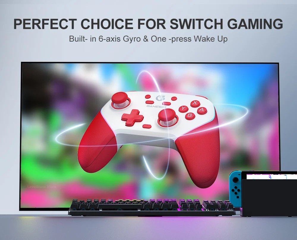 Геймпад GameSir Super Nova Whipped Red + Док-станція, фото №8