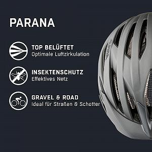Шлем велосипедный ALPINA Parana Легкий, индивидуально регулируемый, с сеткой от насекомых для взрослых synthetic.ua - Фото 1
