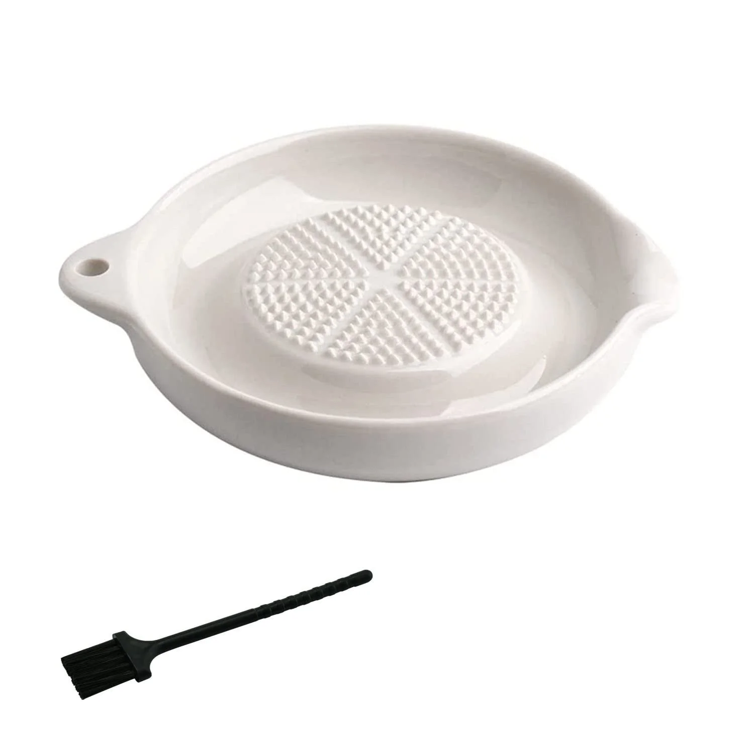 Керамічна терка Wasa для імбиру, часнику, цибулі, кругла, фото №1 Керамічна терка Wasa для імбиру, часнику, цибулі, кругла, фото №1