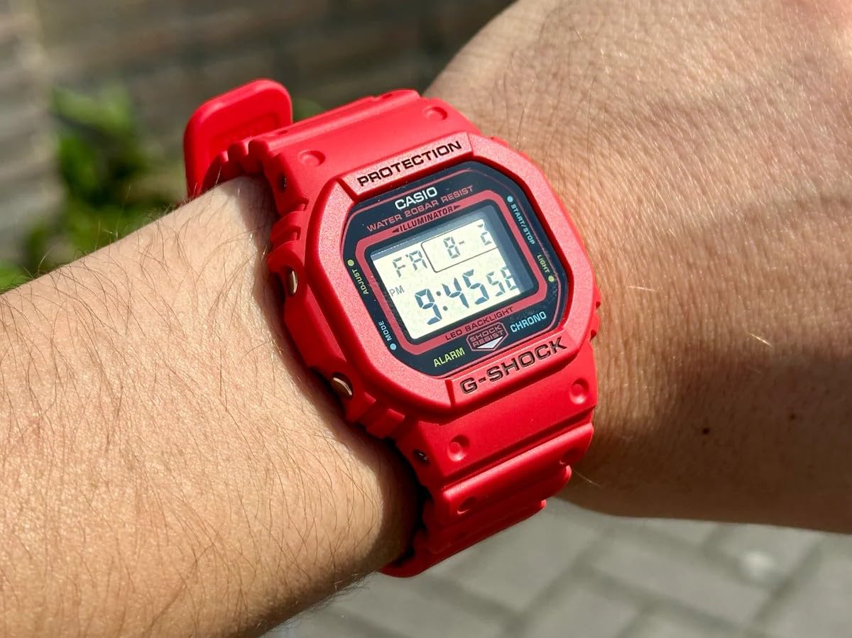 Часы Casio DW-5600EP-4ER красный, фото №4