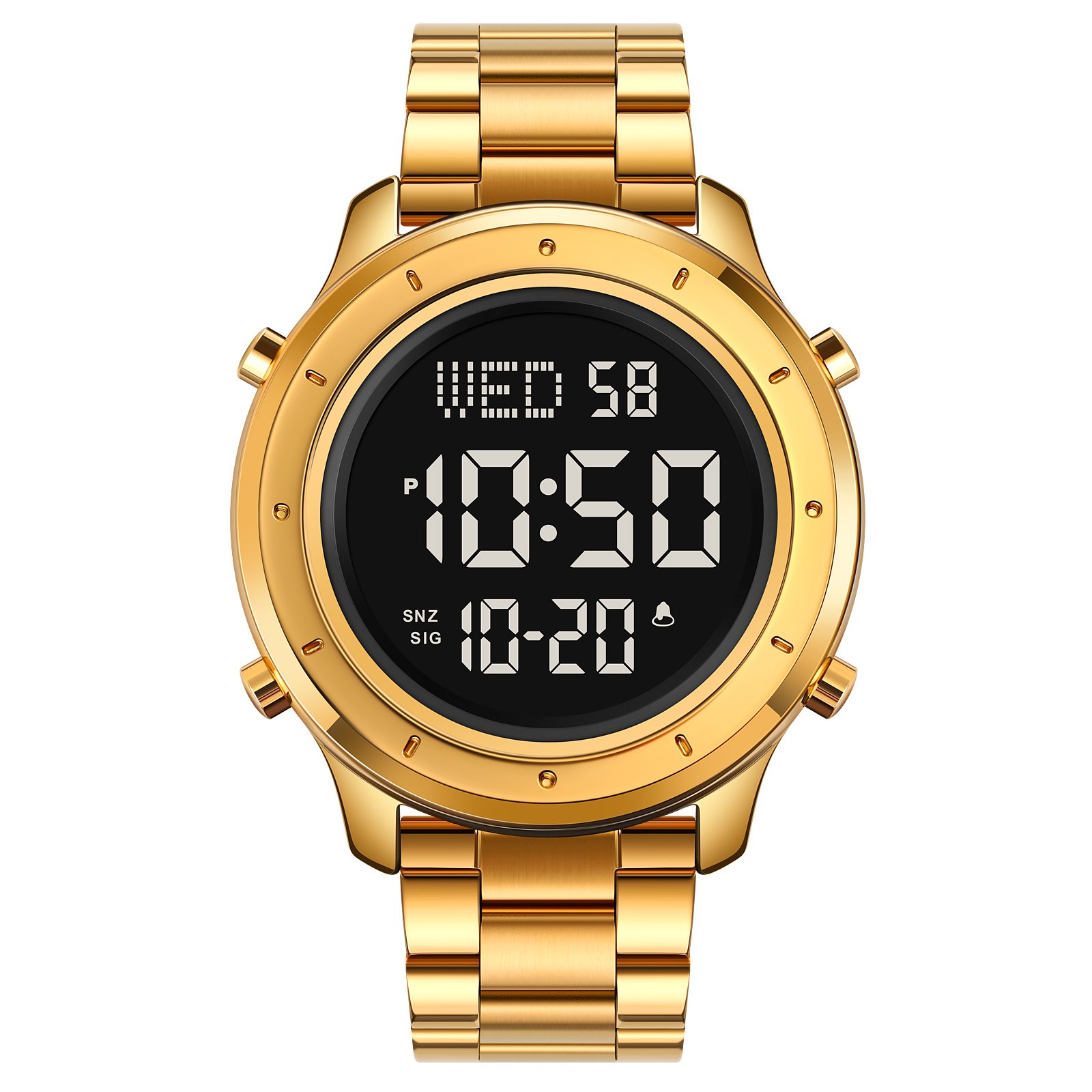 Годинник Skmei 1864SGDBK Gold-Black Steel SALE, фото №1