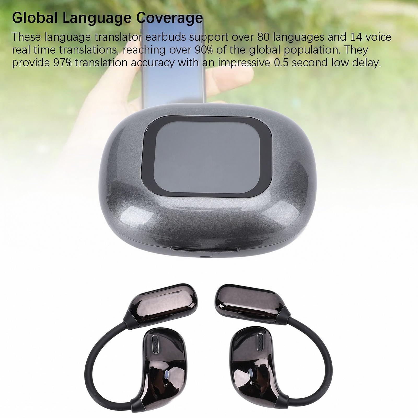 Навушники для перекладу в реальному часі, 80 мов, 4 режими, на кліпсі, фото №6