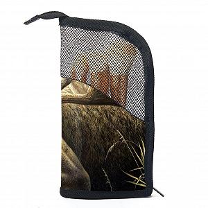Набор кистей для макияжа Wild Life Elk Waldelch, 12 шт., с чехлом-органайзером - Фото 1