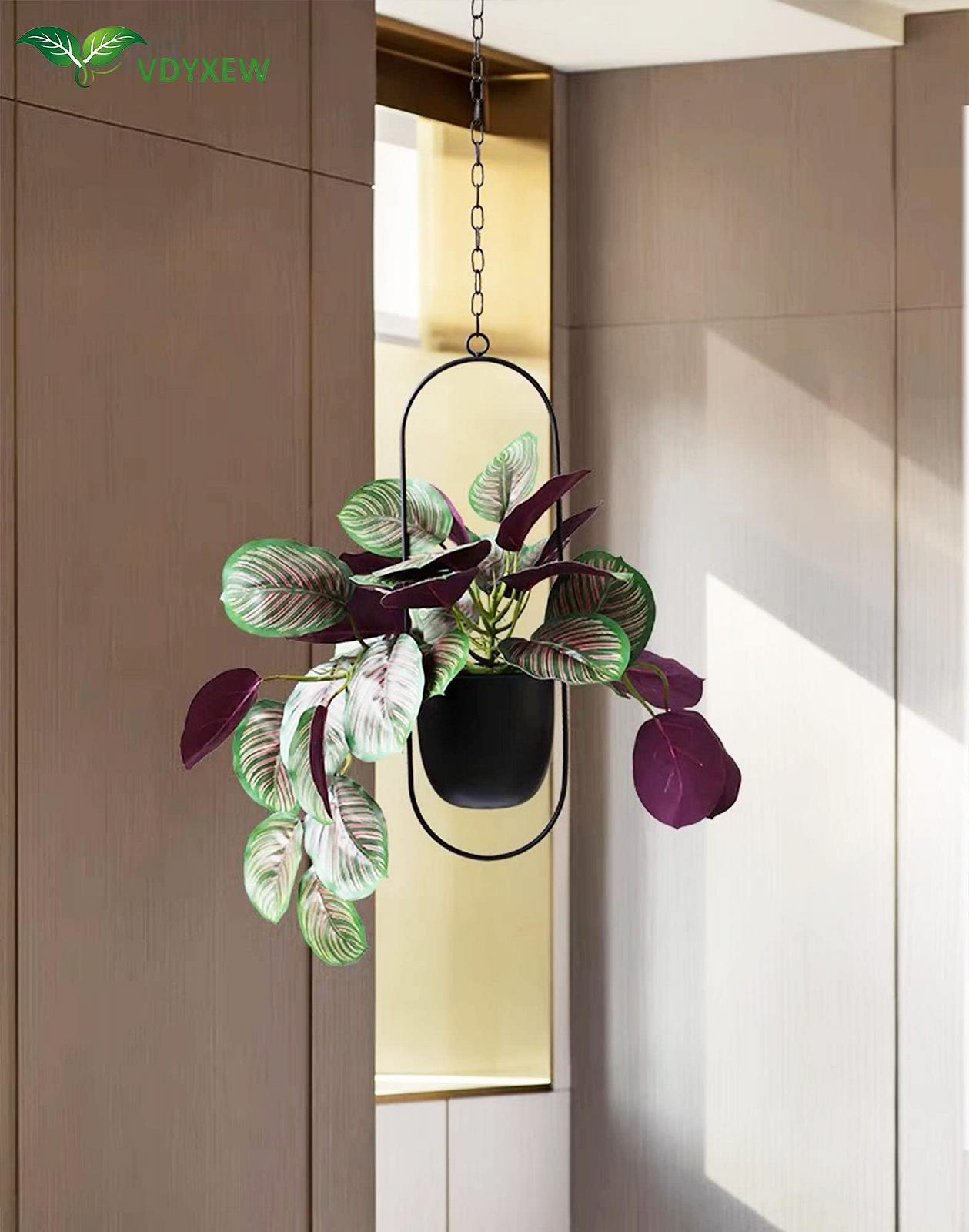 Підвісні металеві горщики Bolo Набір з 2 шт З ланцюгом Чорний, фото №6 Підвісні металеві горщики Bolo Набір з 2 шт З ланцюгом Чорний, фото №6