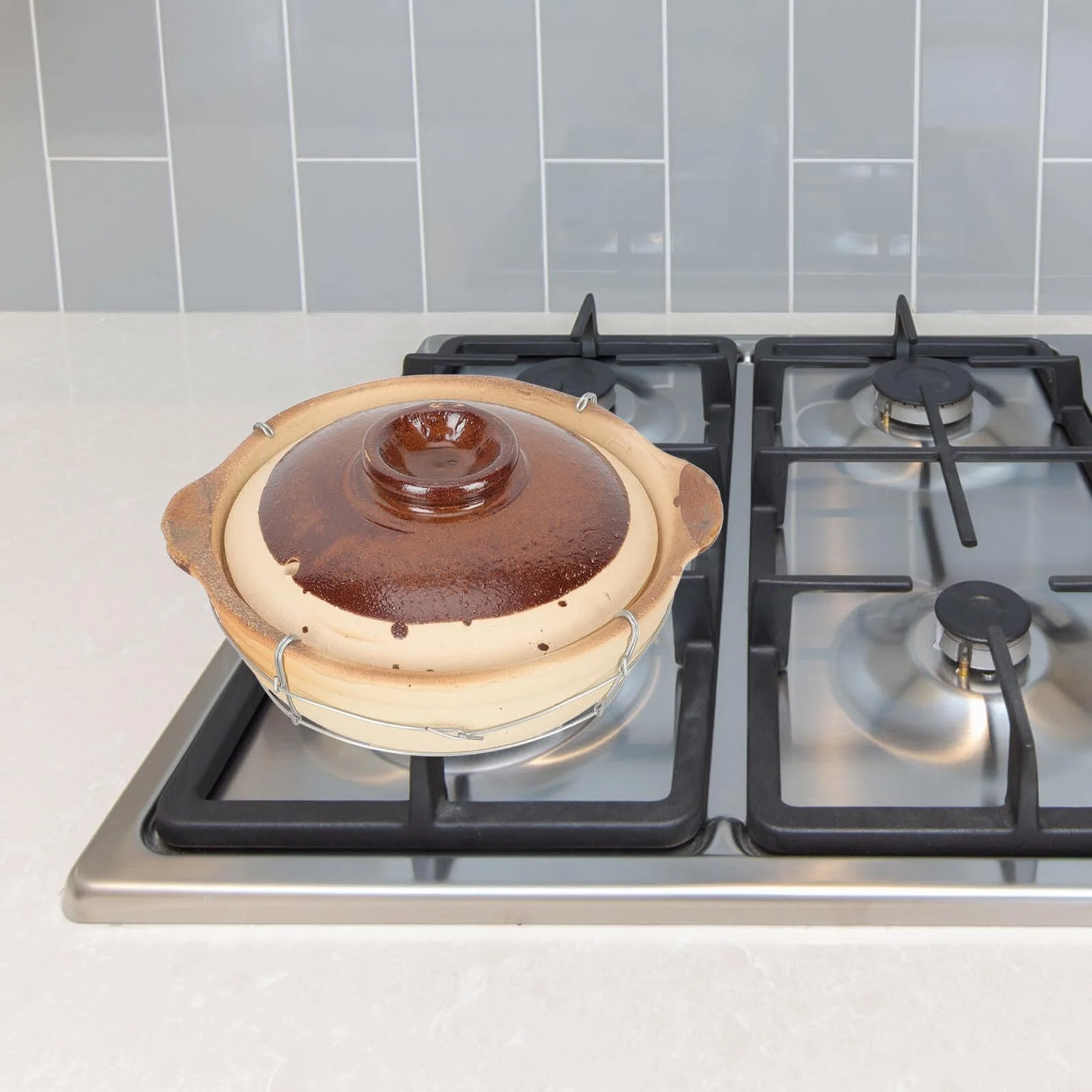 Каструля для запікання керамічна з однією ручкою, фото №6