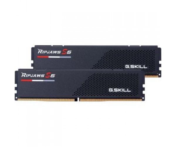 Пам'ять для настільних комп'ютерів G Skill 64 GB 2x32GB DDR5 6000 MHz Ripjaws S5 Matte Black (F5-6000, фото №1