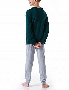 Комплект піжамний для хлопчиків Schiesser Теплий, з махрової тканини, флісу synthetic.ua - Фото 1